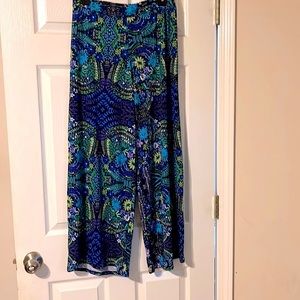 Vintage Cool Color Wide Leg Pants